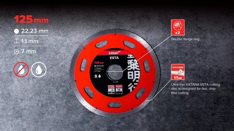 Ультратонкий отрезной диск-KATANA ESTA