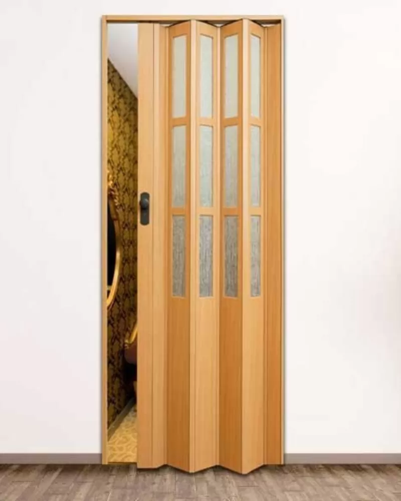 Раздвижные межкомнатные двери гармошка перегородка купе ширма Складны