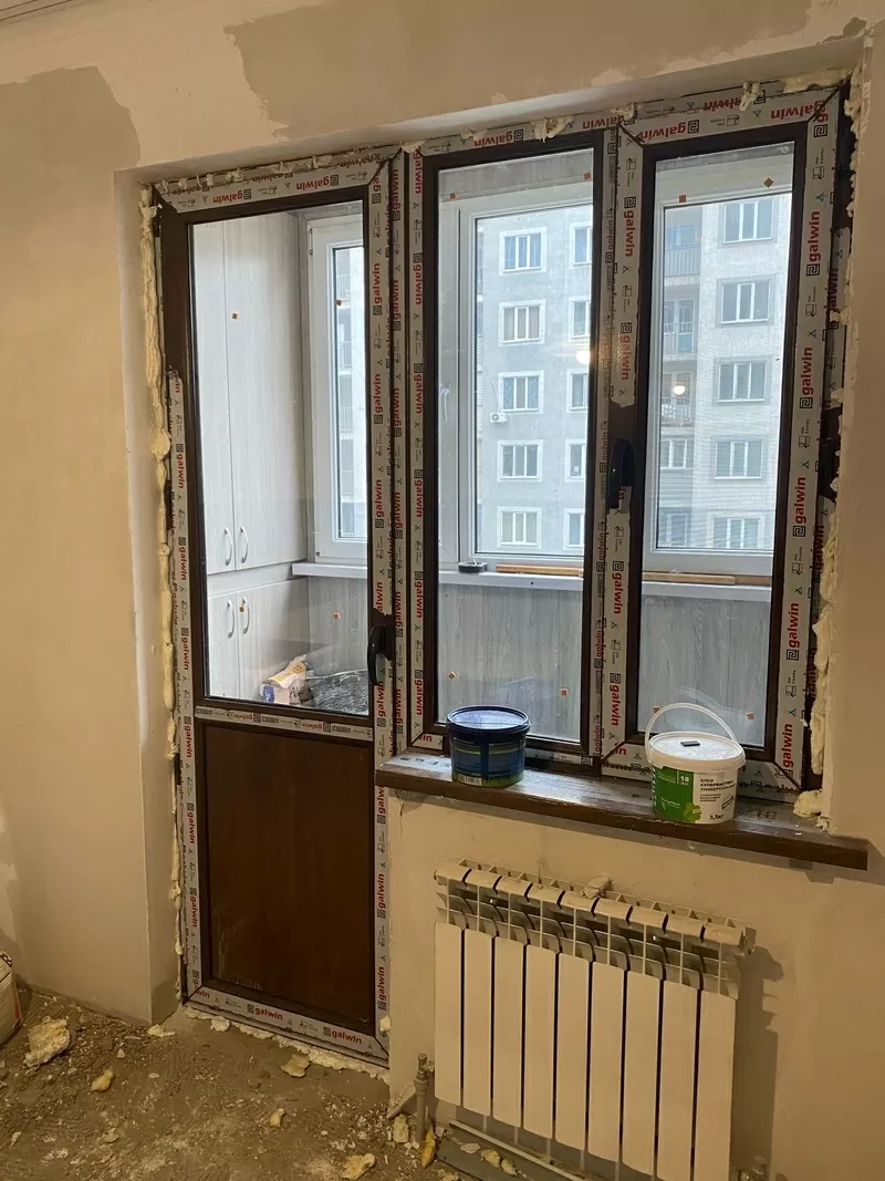 Пластиковые окна, двери, перегоородки, витражи Алматы. Гарантия 10 лет 5