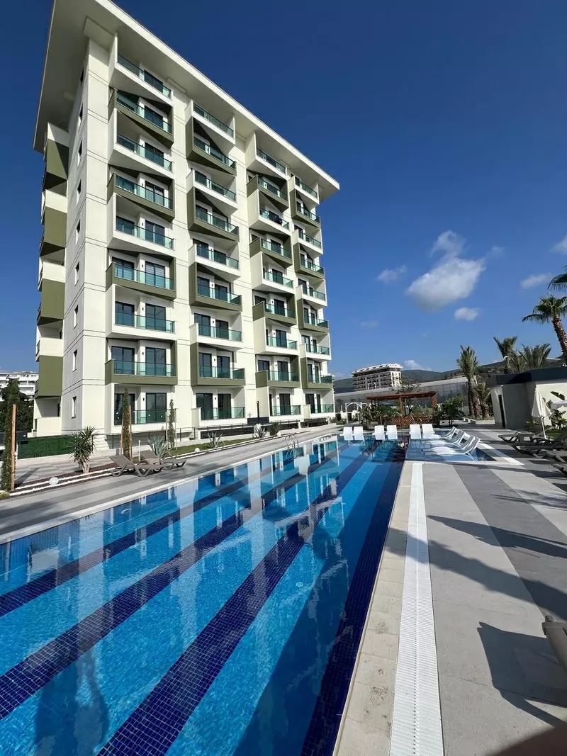 Алания, Турция: готовые к проживанию квартиры в ЖК с бассейном. 2