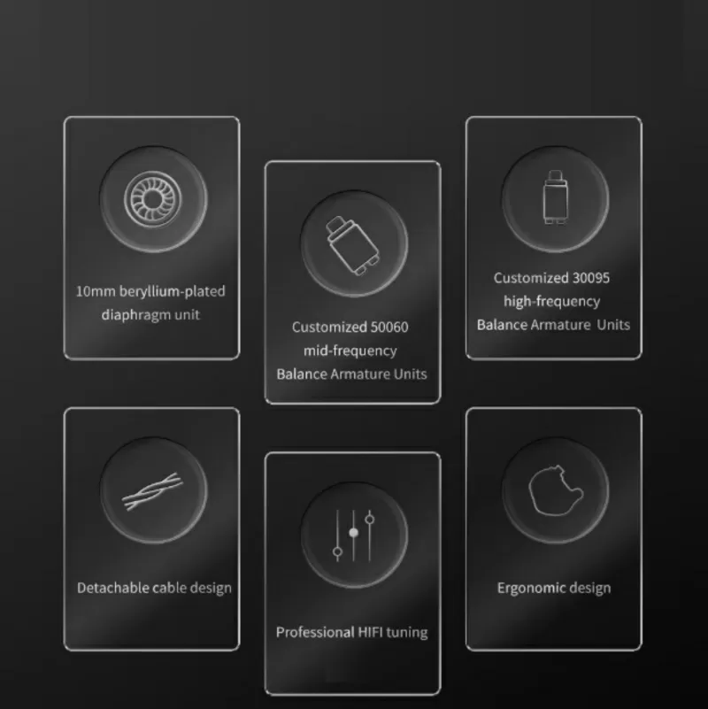 Наушники TRN VX Pro + 8BA +1DD 5