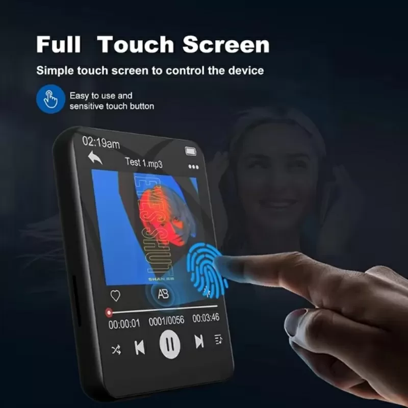 MP3 HiFi плеер M4 музыкальный проигрыватель с сенсорным экраном 3