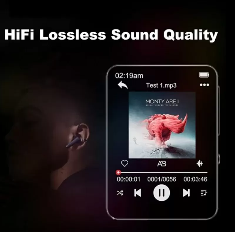 MP3 HiFi плеер M4 музыкальный проигрыватель с сенсорным экраном 2