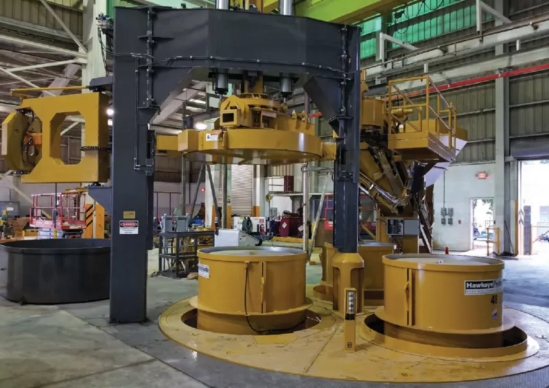 Оборудование для производства бетонных труб HawkeyePedershaab Серия Pi 10
