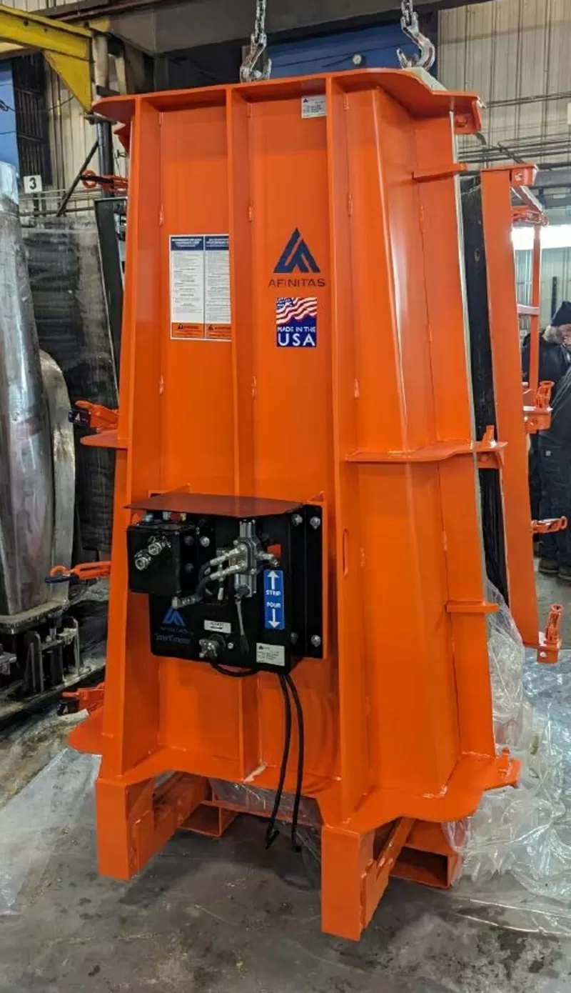 Оборудование для формовки бетонных изделий с раструбом,  Afinitas.