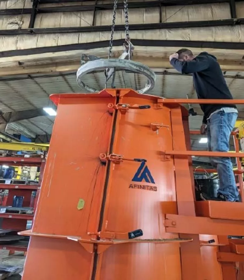 Оборудование для формовки бетонных изделий с раструбом,  Afinitas. 7