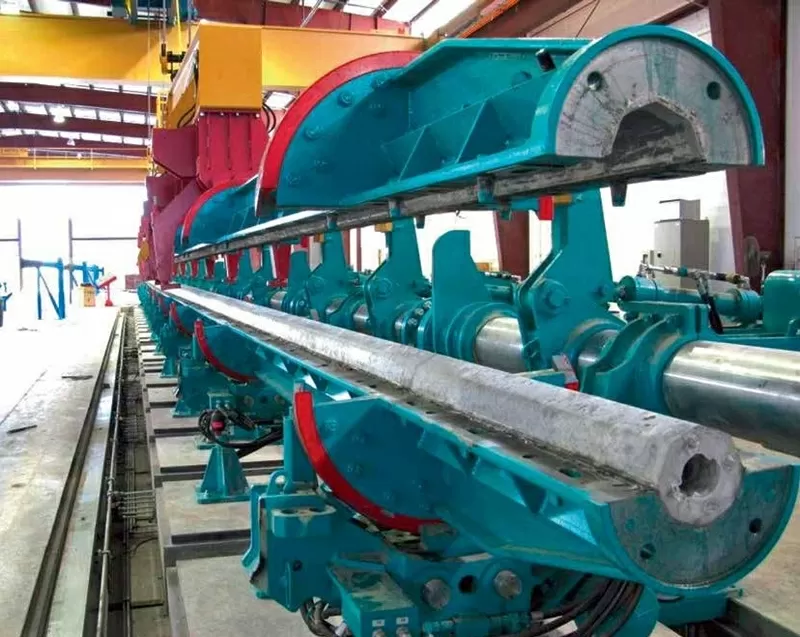 Оборудование для производства преднапряженных бетонных труб,  столбов 4