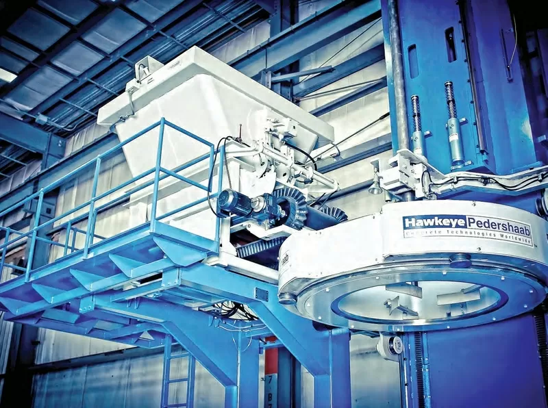 Высокопроизводительная линия для производства бетонных труб,  ePak 7