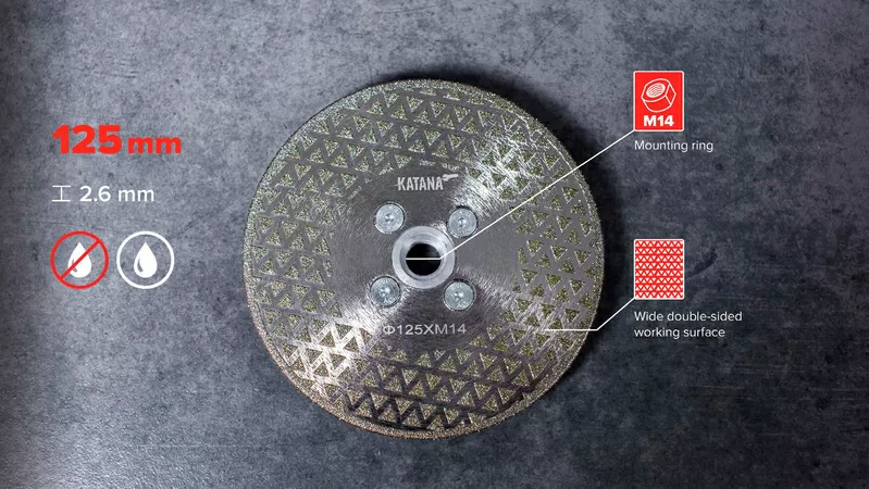 Алмазный диск для резки и шлифовки-KATANA LOTUS