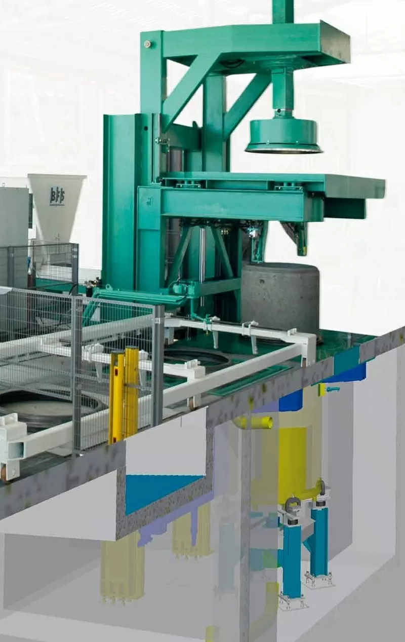 Оборудование для производства бетонных труб,  ATLANTIC BFS. 3