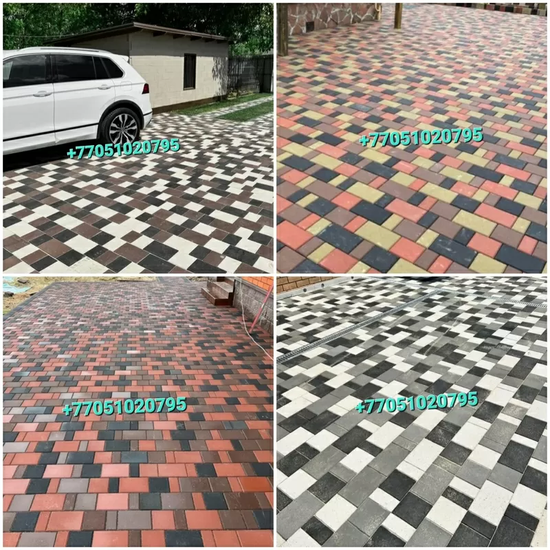 Ландхаус брусчатка вибропрессованная! Тротуарная плитка. 2