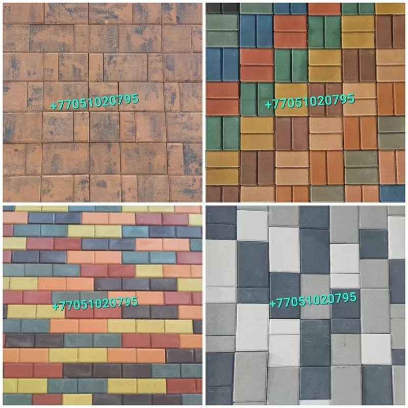 Прессованная брусчатка,  вибропрессованная Кирпич. 2