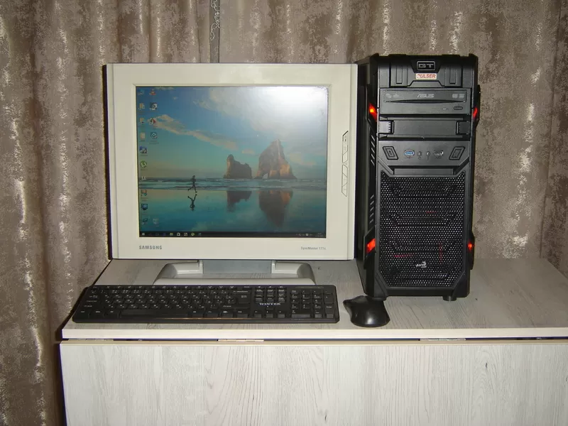 4-х Ядерный Игровой с большим монитором компьютер. 6