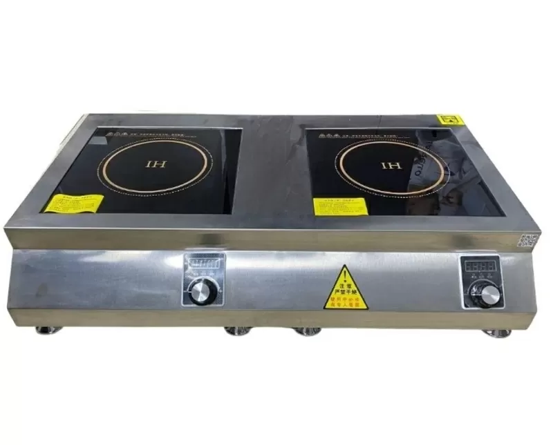 Плита индукционная электрическая настольная Вок,  мощность 5+5 кВт Плит