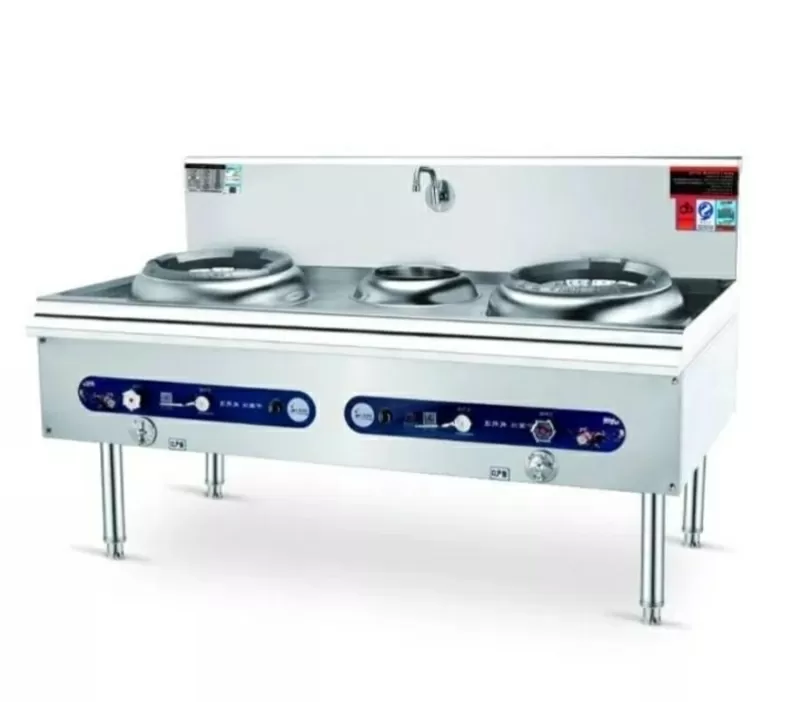 (ВОК) wok плита газовая 2 конфорочная - для баров,  кафе,  ресторанов,  с