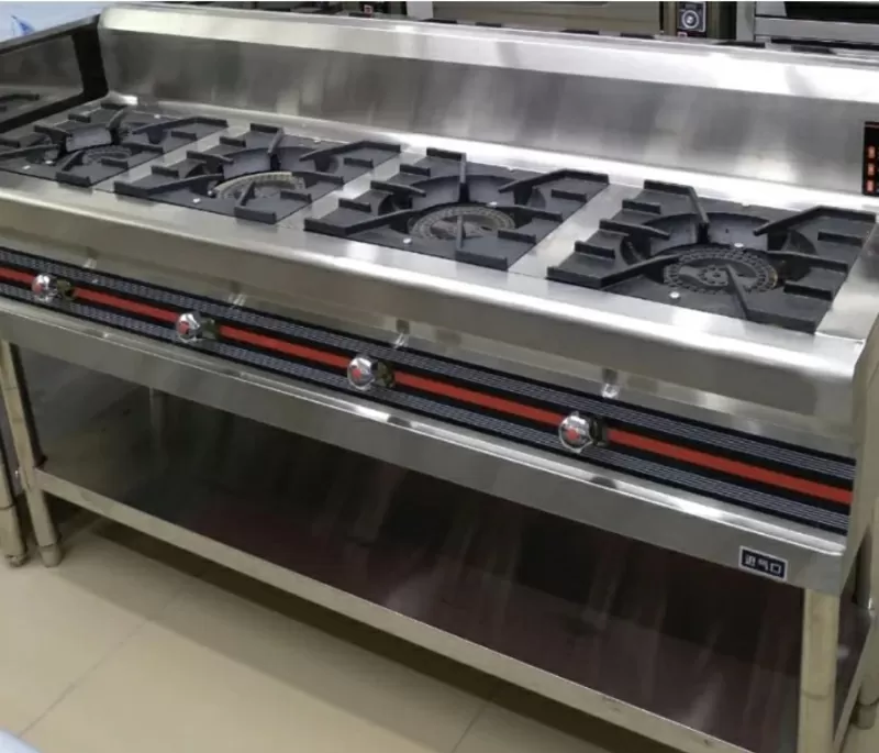 Газовая плита производственная 4 конфорочная - для баров,  кафе,  рестор