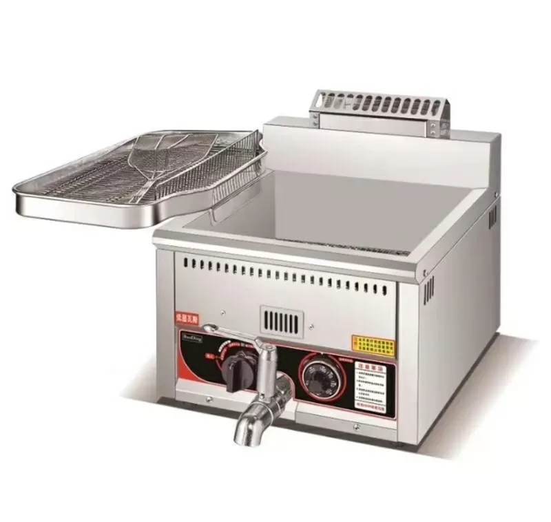 Фритюрница для фри и курицы. 17 литров газовый Модель: DBH-17LE Емкост