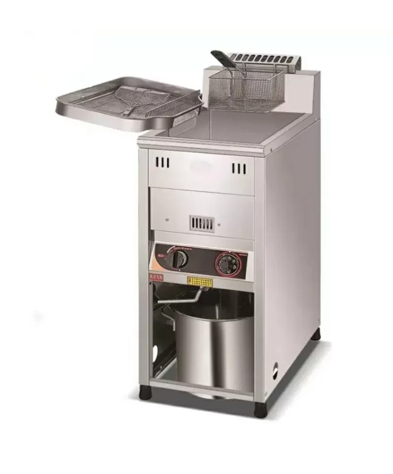 Фритюрница для фри и курицы 20 литров. Газовая Модель: DBH-20 L Емкост