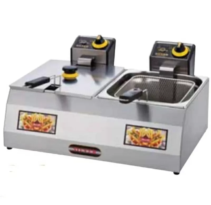 Профессиональная турецкая фритюрница 8*8л Модель:  2701 габариты: 660×