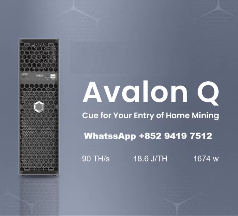 Bitcoin miner Canaan Server Avalon Q 90T BTC Asic home miner $559 2