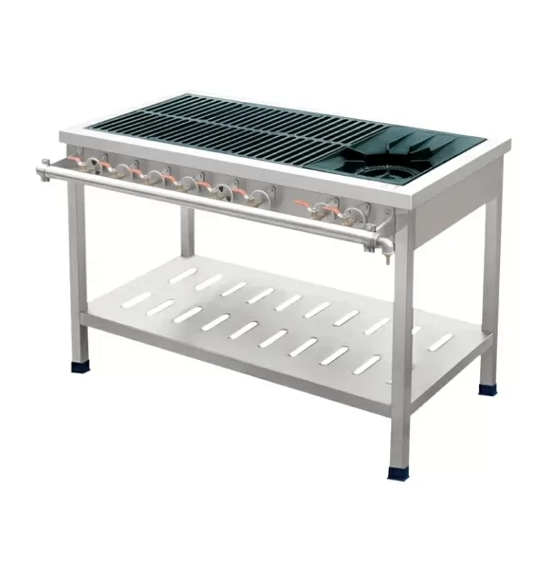 Промышленные газовые плиты 8 кранов Плита газовая промышленная на 7 ко