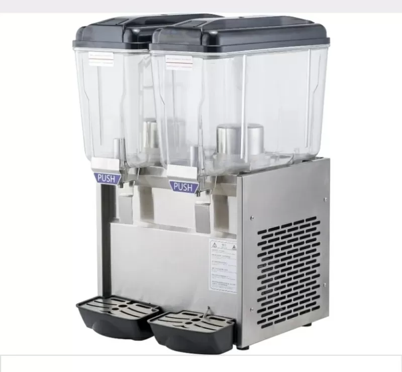 Сокоохладитель двойной. Две ёмкости по 18 литров Размеры 406*451*689 м