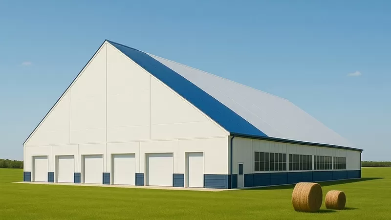 Строительство ангара для любых целей под ключ за 14 дней