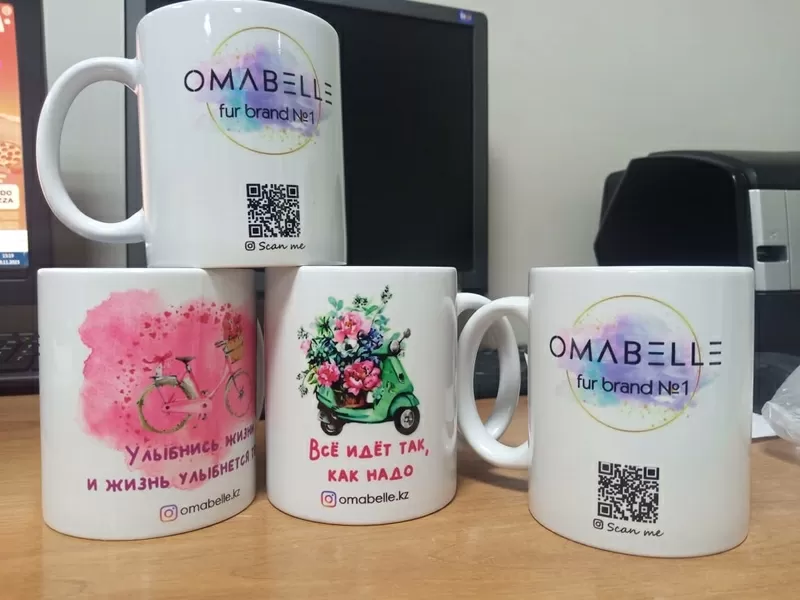 новогодние кружки с вашими принтами 3