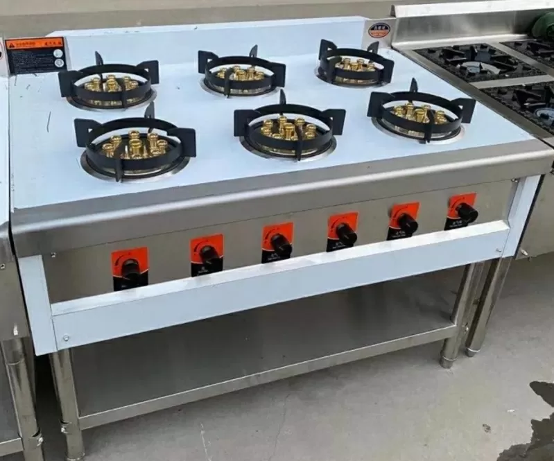 Газовая плита производственная 6 конфорочная - для баров, кафе, ресто