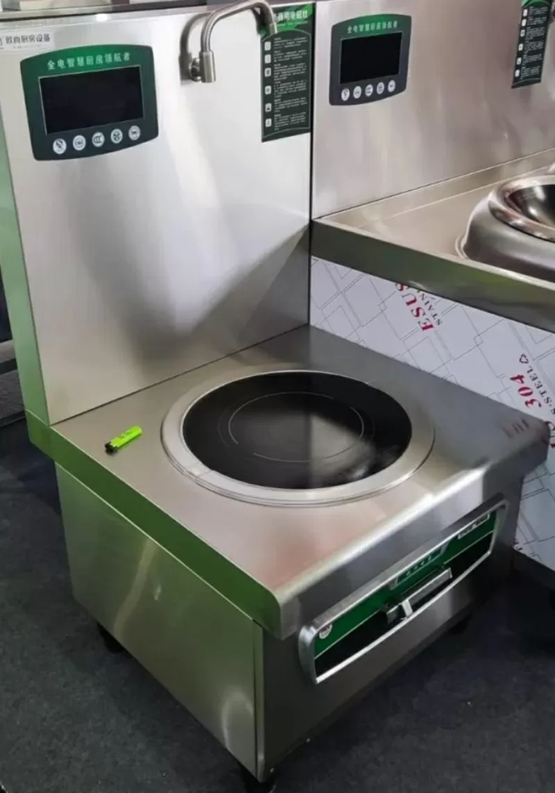 Плита индукционная 12 кВт с кастрюлей Плита индукционная профессиональ