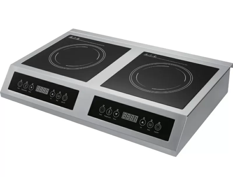 Индукционная плита двойная 3.5 кВт (7 кВт). Характеристики: Мощность