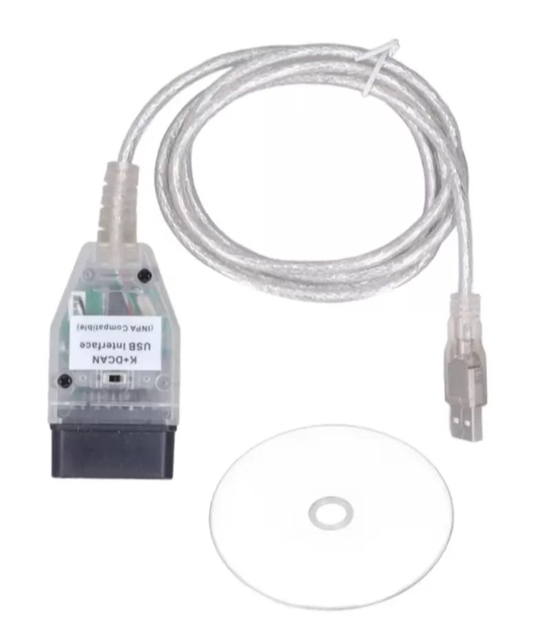 Диагностический кабель для BMW K+DCAN c переключателем.