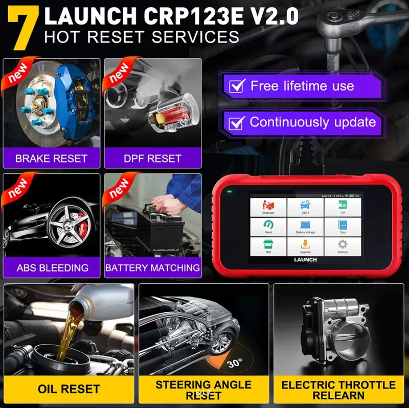 LAUNCH X431 CRP123E V2.0 Лучший бюджетный сканер. 4