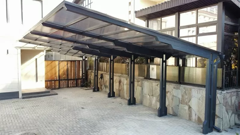 Навесы под ключ: Алматы, Талдыкорган, Конаев. Гарантия