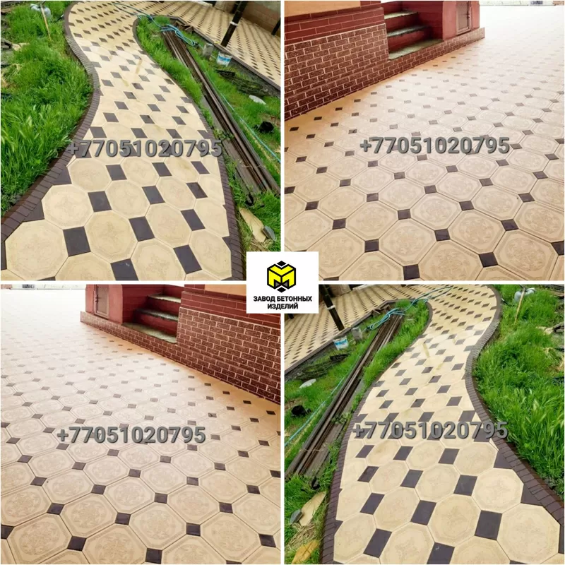 Евробрусчатка мрамор из бетона-Тротуарная плитка 5