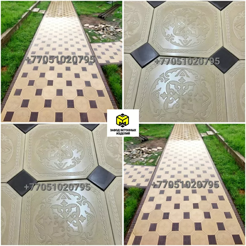 Евробрусчатка мрамор из бетона-Тротуарная плитка 2