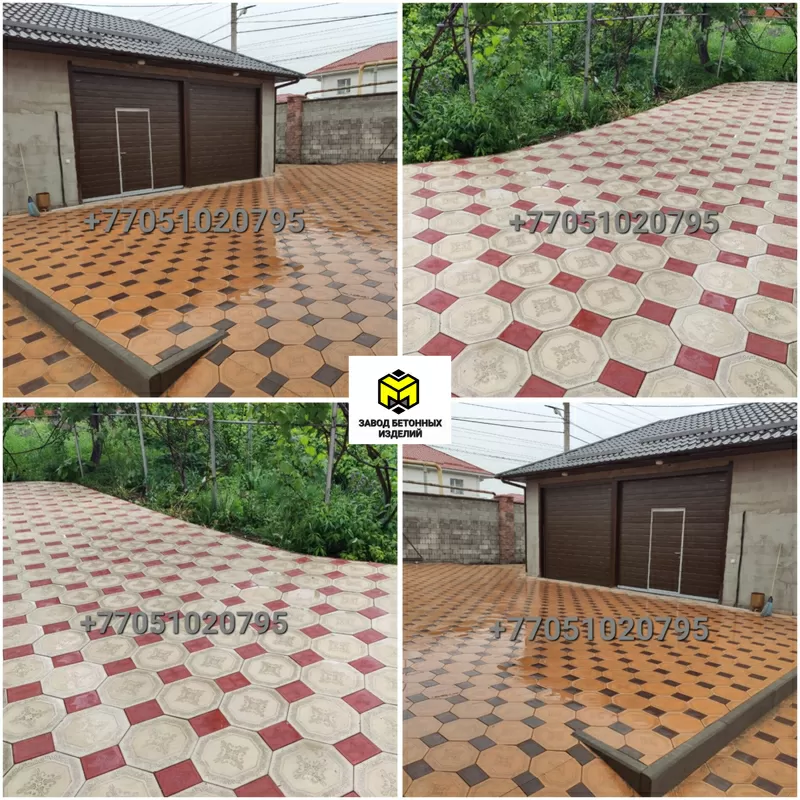 Евробрусчатка мрамор из бетона-Тротуарная плитка 6