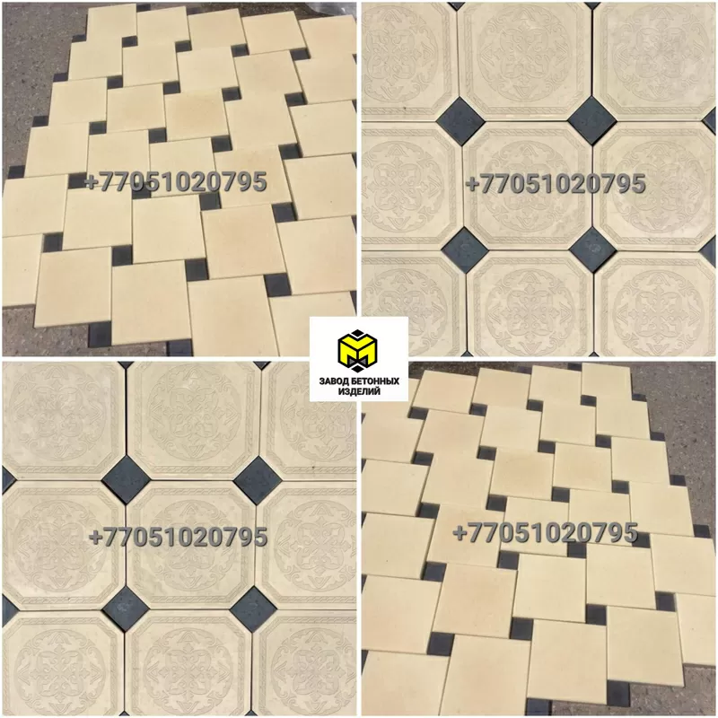 Евробрусчатка мрамор из бетона-Тротуарная плитка 8