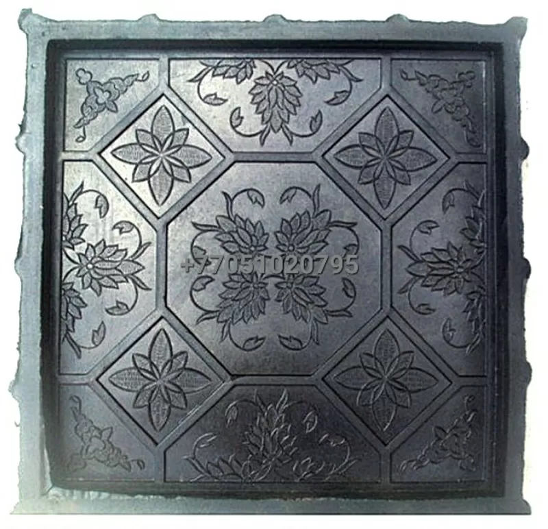 Резиновые формы для тротуарной плитки-брусчатки-Пигмент 6