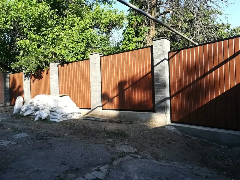 Заборы под ключ: Алматы,  Талдыкорган,  Конаев. Гарантия