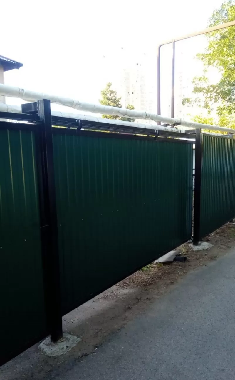 Заборы под ключ: Алматы,  Талдыкорган,  Конаев. Гарантия 3