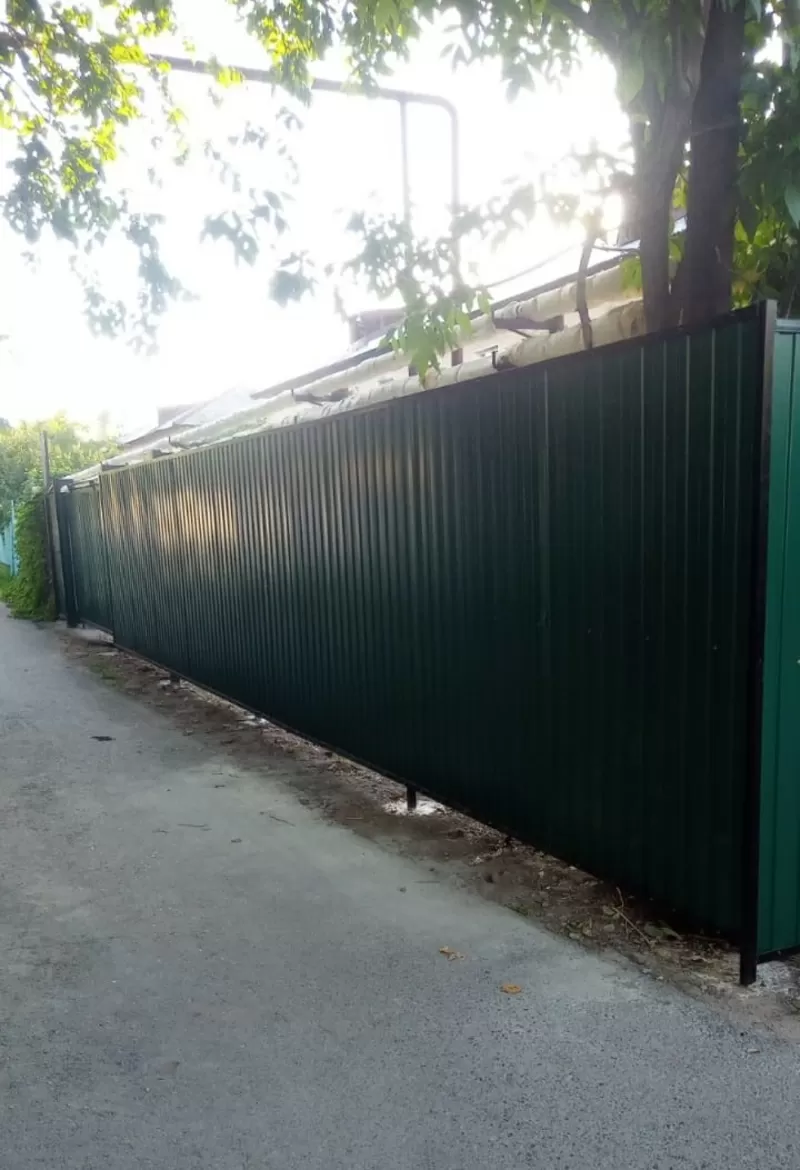 Заборы под ключ: Алматы,  Талдыкорган,  Конаев. Гарантия 4