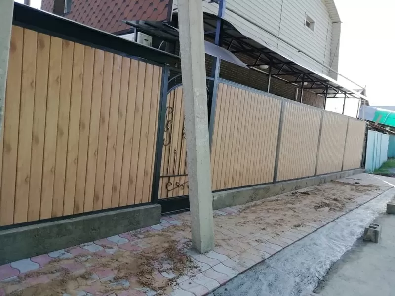 Заборы под ключ: Алматы,  Талдыкорган,  Конаев. Гарантия 6