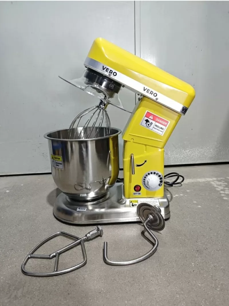 Планетарный миксер SL-B7 (7 литров)Желтый  Профессиональный настольный