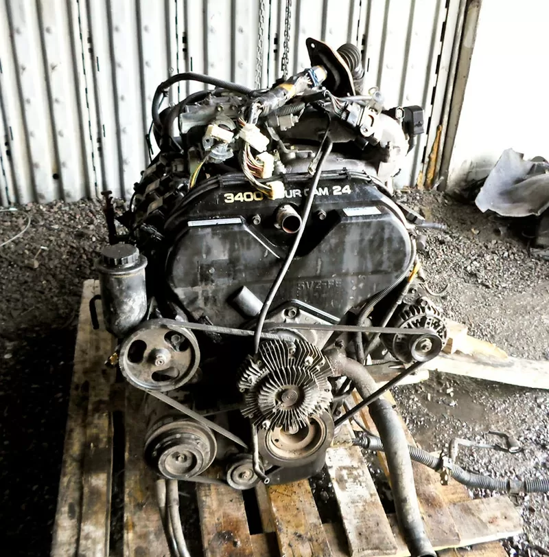 Двигатель  5VZ-e V-3.4  на Toyota Land Cruiser Prado 95