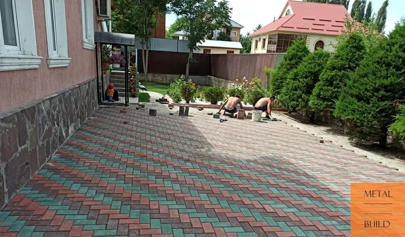 Укладка плитки, брусчатки, бордюра под ключ: Алматы, Конаев. Гарантия