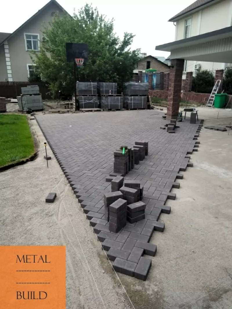 Укладка плитки, брусчатки, бордюра под ключ: Алматы, Конаев. Гарантия 4