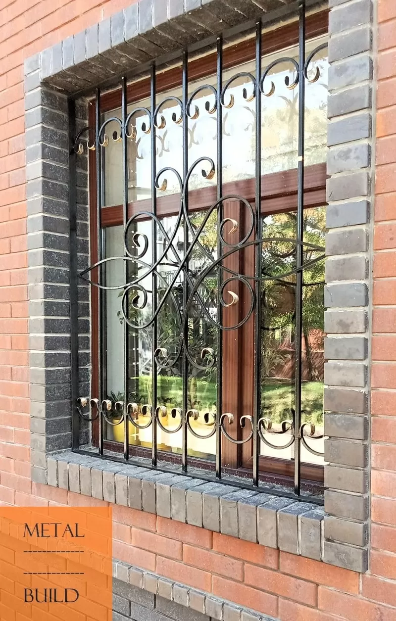 Оконные решётки под ключ: Алматы, Талдыкорган, Конаев. Гарантия