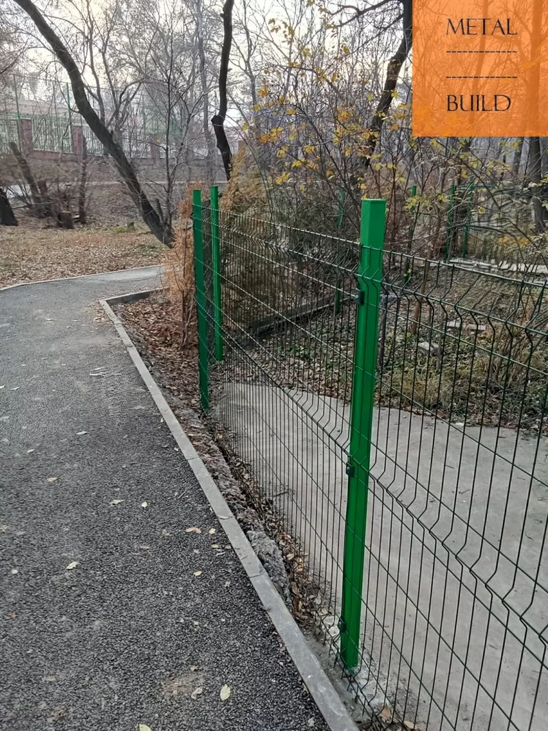 3D-заборы, евро сетки и панели под ключ: Алматы, Конаев. Гарантия 2