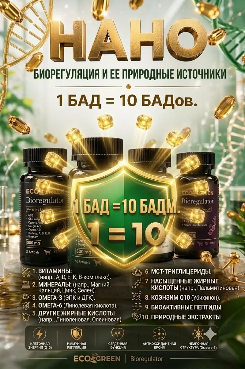 Энергия,  молодость и железный иммунитет в одной капсуле!